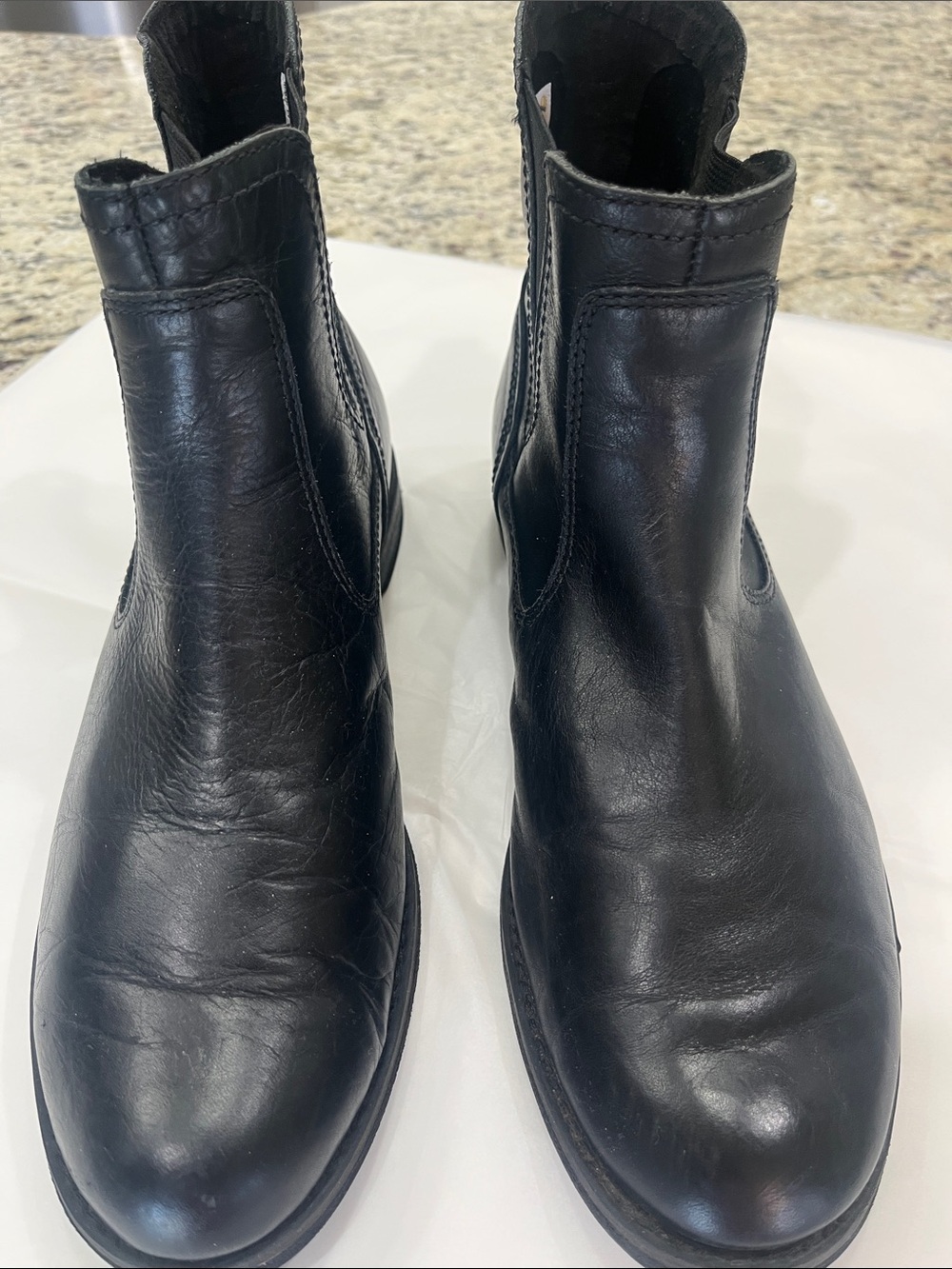 Timberland Earthkeepers Savin Hill black leather Chelsea boots 8669A size 8.5 US